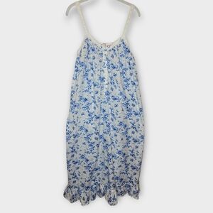 Y2K Victorias Secret Long Cotton Nightgown S Cottagecore French Country Floral
